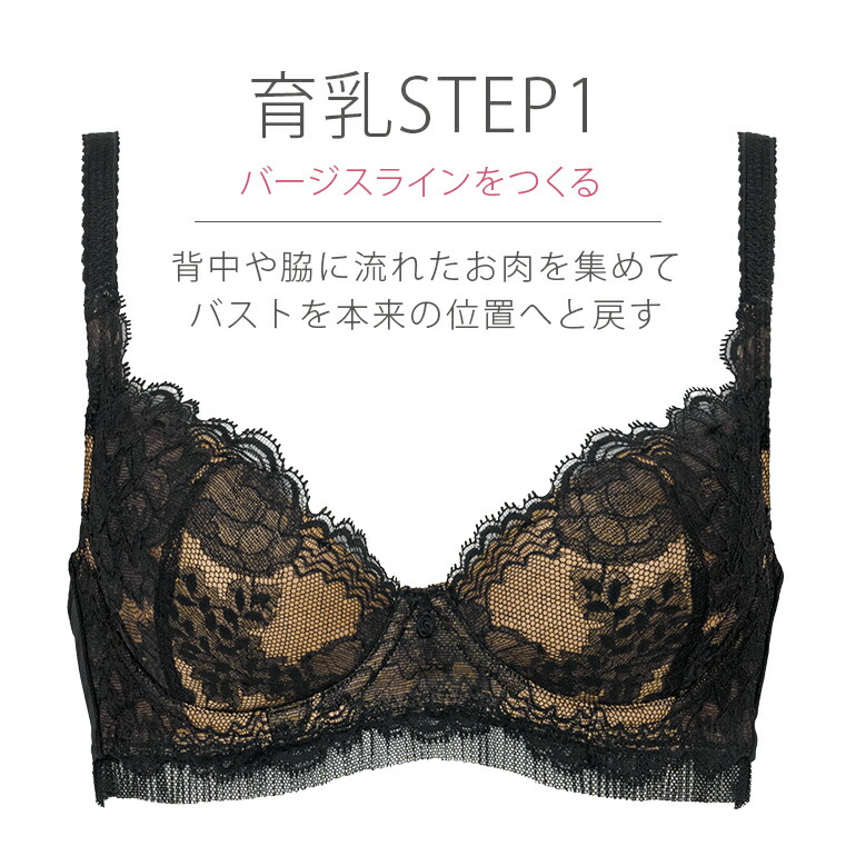 楽天市場 30 Off 育乳ブラデリスニューヨーク アマリスブラ ステップ1 Bradelis Newyork ジャスミンタイプ 育乳 育乳ブラ いくにゅうぶら 補整 補正 ブラ ブラジャー 谷間 脇肉 贅肉 脇高 バストアップブラ 寄せ上げ 産後 卒乳 レース 3 4カップ 下着 公式