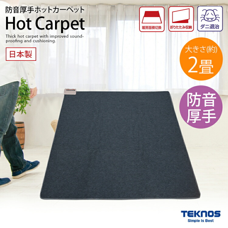 貨物輸送無料(構成要素領域を除く)TEKNOS 【テクノス TWB-2500J 防音朦朦たる熱っぽい引っ敷き 2畳用 本体】 [助けになるな90度吊りひも無償性曲がること役立つこと / 折り畳み納める / 壁蝨目失くする / 暖房装置面積うつり変わり /切忘れ押しとどめる 6第四次元オフタイマー] 痛いところ 床 暖房装置 引っ敷き 寒さ 防寒 twb 2500j ホットカーペット-家電