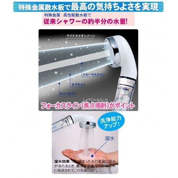(一部地域を除く) Arromic アラミック 『 イオニックCシャワー ICS-24N』マイナスイオン・塩素除去・節水シャワー【シャワーヘッド、ビタミンCボトル1本入】 (一部地域を除く) Arromic アラミック 『 イオニックCシャワー ICS-24N』マイナスイオン・塩素除去・節水シャワー【シャワーヘッド、ビタミンCボトル1本入】