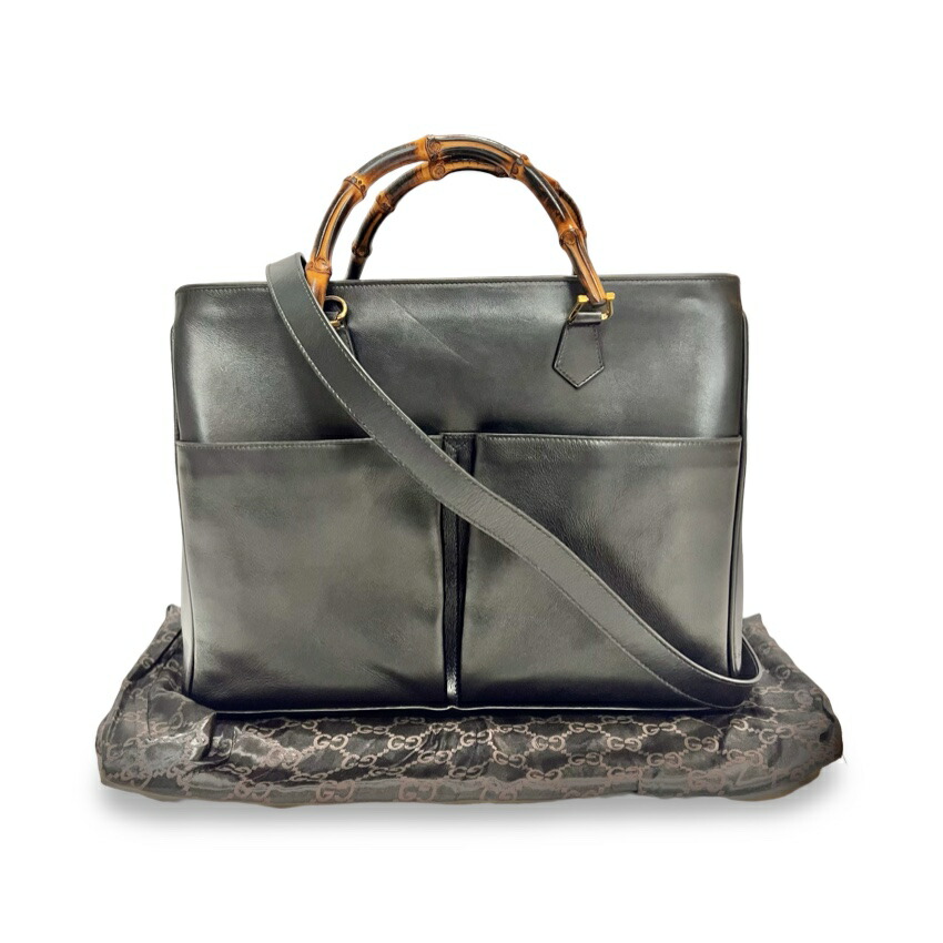 楽天市場】【バッグ】GUCCI グッチ バンブー レザー ハンドバッグ