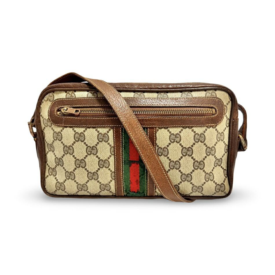 楽天市場】【本物保証】 布袋付 グッチ GUCCI オールドグッチ シェリー