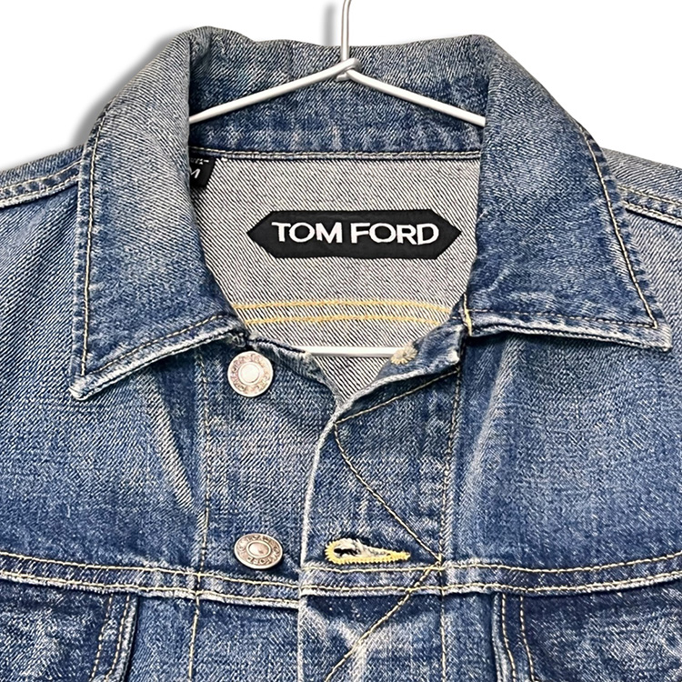 TOM FORD トム size デニムジャケット メンズ TFD110 ブルー 国内正規