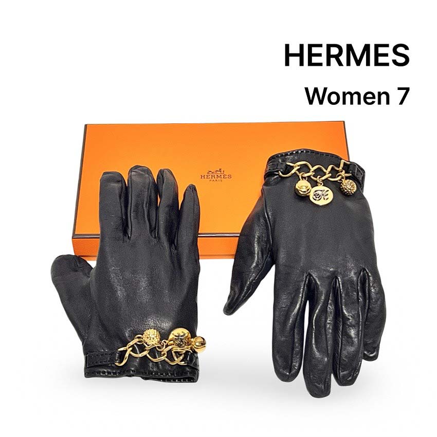 楽天市場】エルメス【HERMES】レザー グローブ/セリエ/手袋