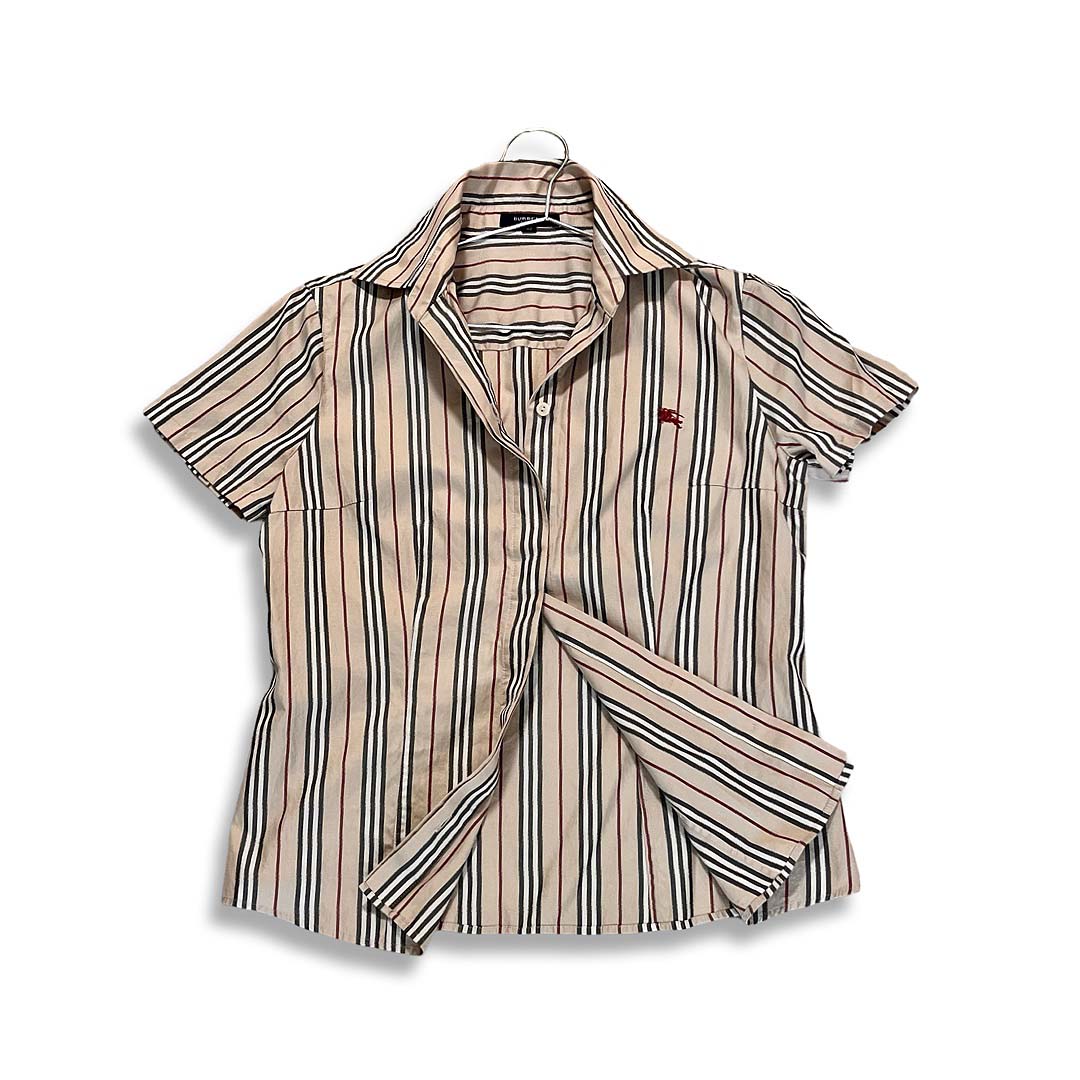 楽天市場】BURBERR LONDON ノバチェック柄 七分袖 シャツ