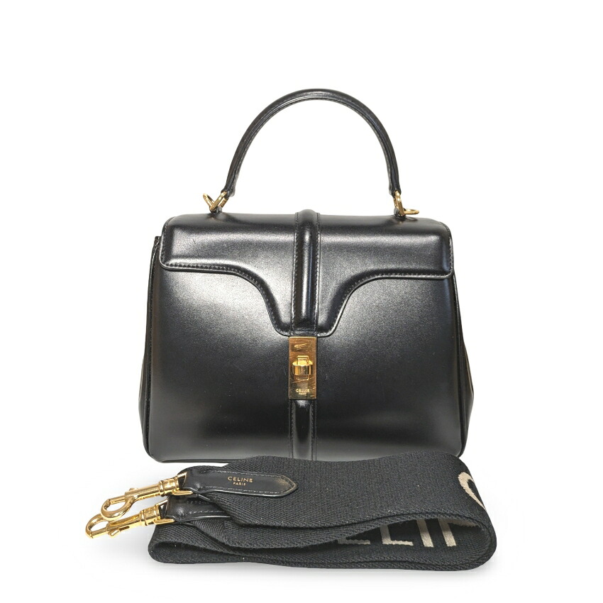 CELINE セリーヌ　セーズ16 スモール　 カプチーノ 広尾店】未使用 セリーヌ CELINE スモール16 セーズ 2WAYバッグ