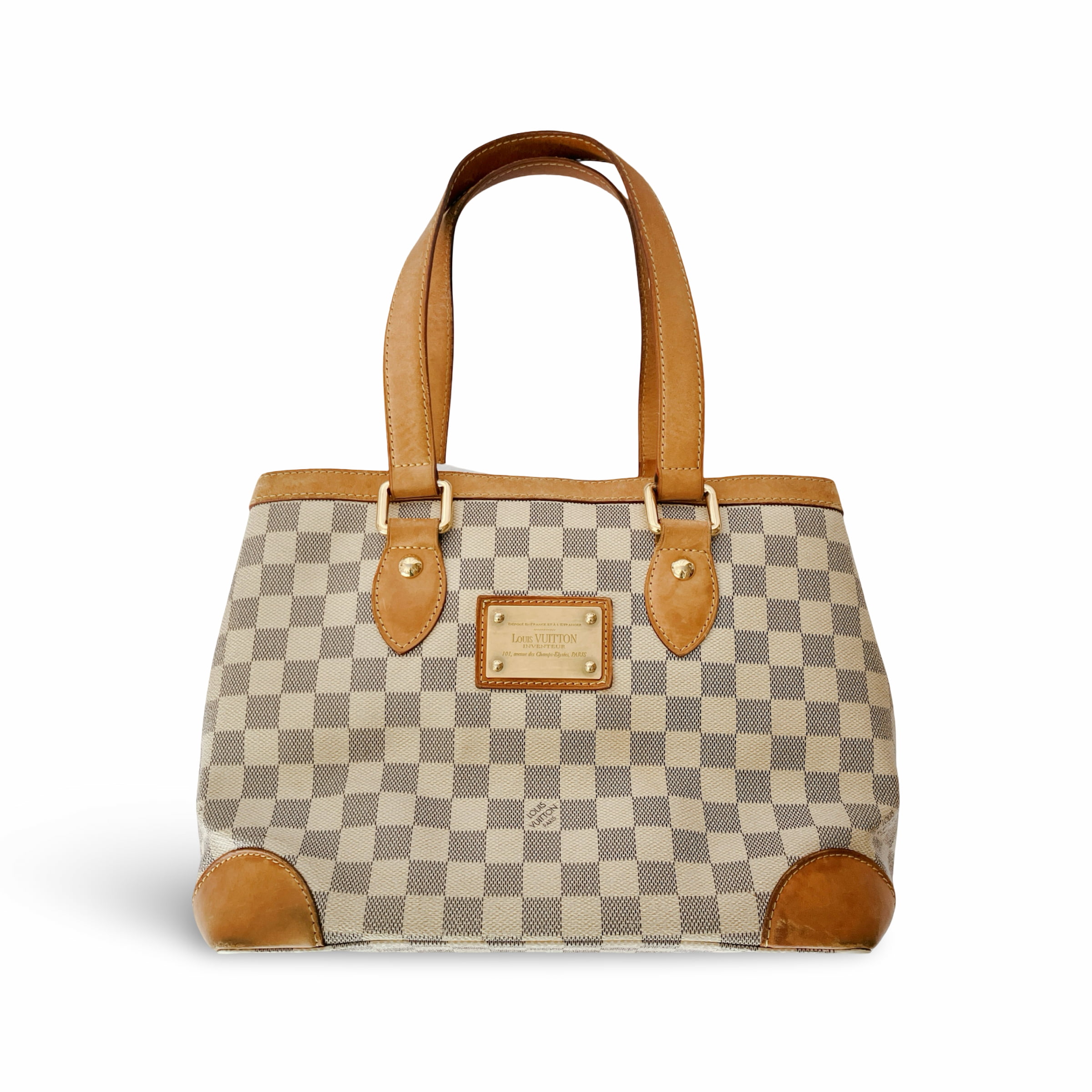 LOUIS VUITTON ルイヴィトン トートバッグ N51207 ハムプステッドPM ダミエ・キャンバス 【中古】【鑑定済み】