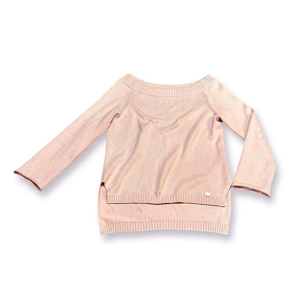 DAISY LIN PARIS デイジーリン ボートネック 長袖 ニット セーター ピンク size 40 レディース【中古】【鑑定済み】|ブランハート 店