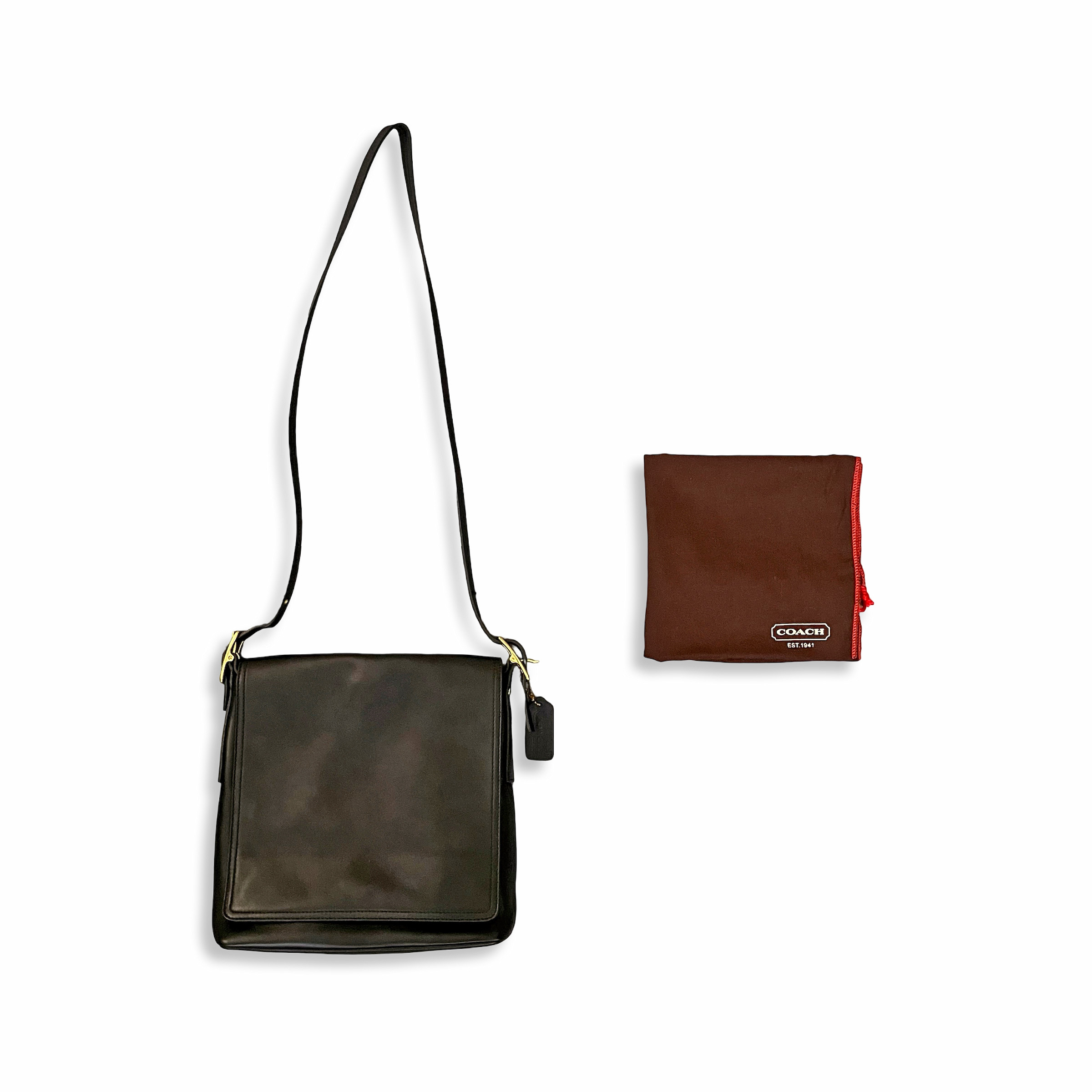 COACH オールドコーチ エルゴ ミニ ハンドバッグ イエロー Vintage