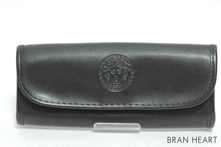 【中古】ヴェルサーチ VERSACE メデューサ 眼鏡/黒眼鏡 入れもの 黒いこと メンズ 成人男性【貨物輸送無料】 眼鏡小物-バッグ・小物・ブランド雑貨