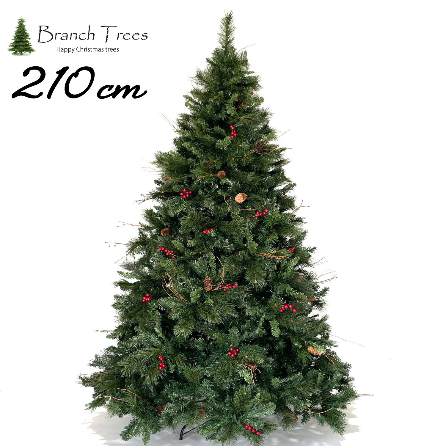 楽天市場】Branch Trees® 最高級リッチ 4m 大型 クリスマスツリー V 高 