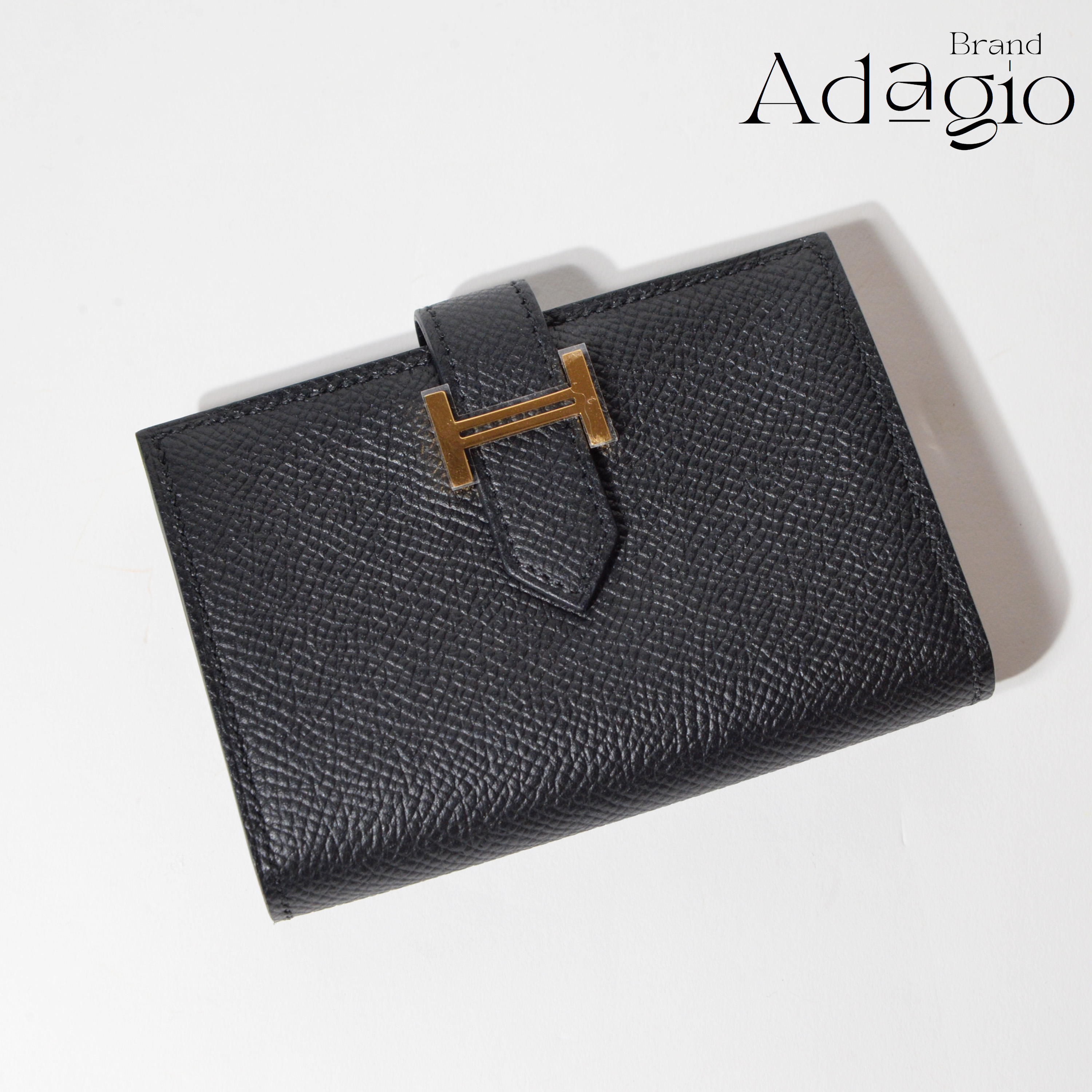 楽天市場】エルメス ジップアンゴー コンパクト シェーヌダンクル 黒