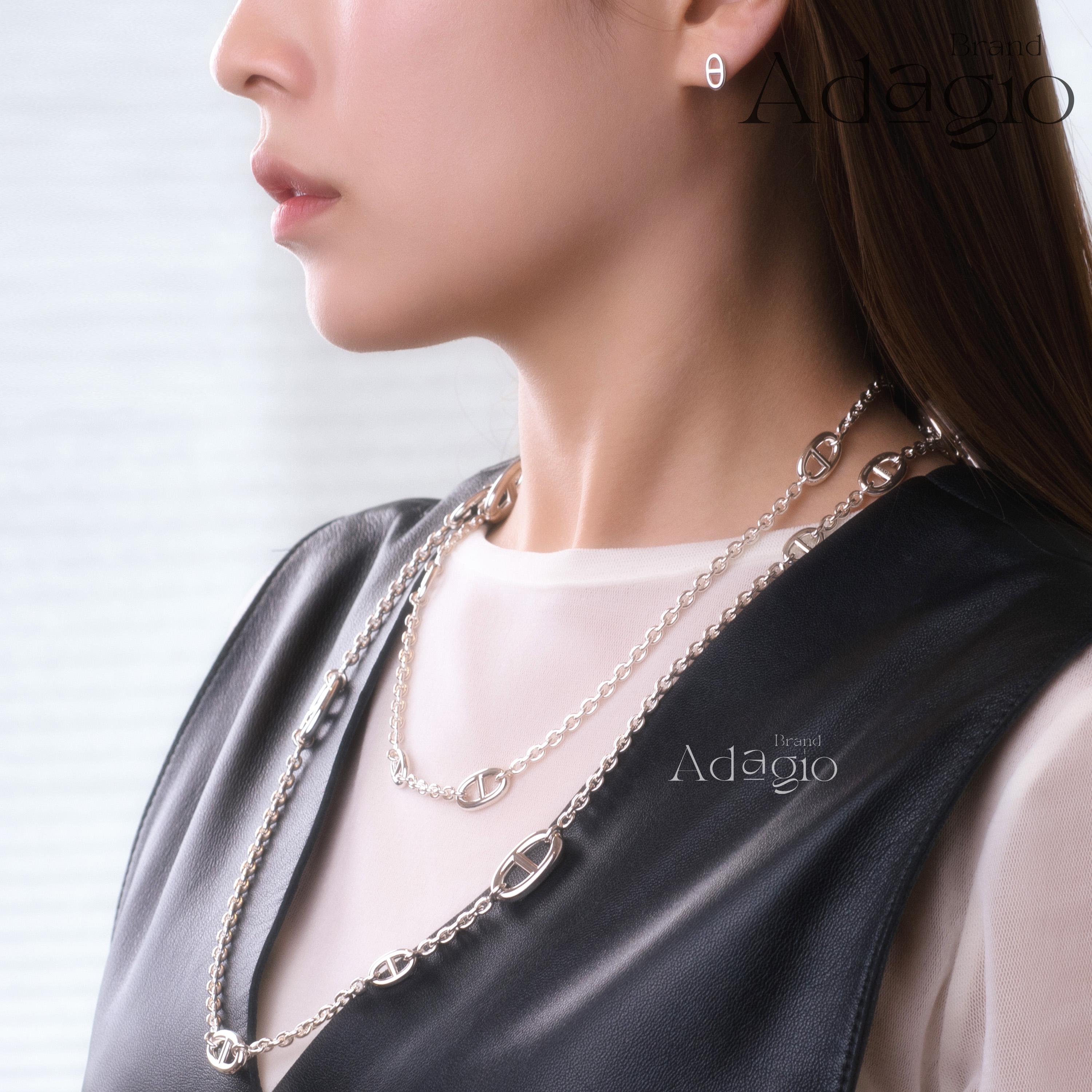 HERMES / ファランドール 120cm ロングネックレス HERMES】パッと華やぐロングネックレス ファランドール120