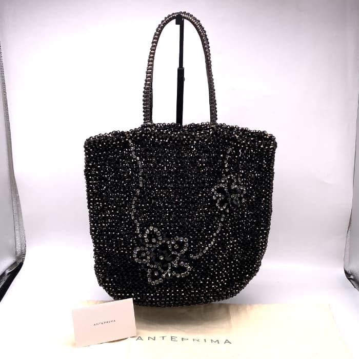 極美品 アンテプリマ ハンドバッグ ビーズバッグ アヒル ストーン アンテプリマ ハンドバッグ ビーズバッグ アヒル ストーン