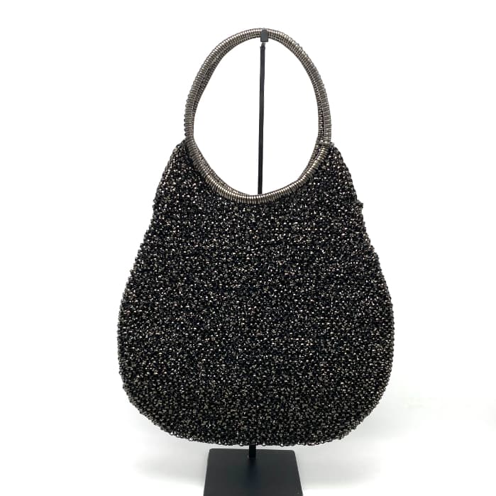 極美品 アンテプリマ ハンドバッグ ビーズバッグ アヒル ストーン 極美品 アンテプリマ アヒル ビーズバッグ ウッドビーズ