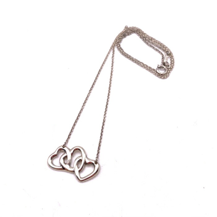 お値下げ❗極美品Tiffany & Co.オープンハートネックレス 925製 オンライン限定】エルサ・ペレッティ™ オープン ハート