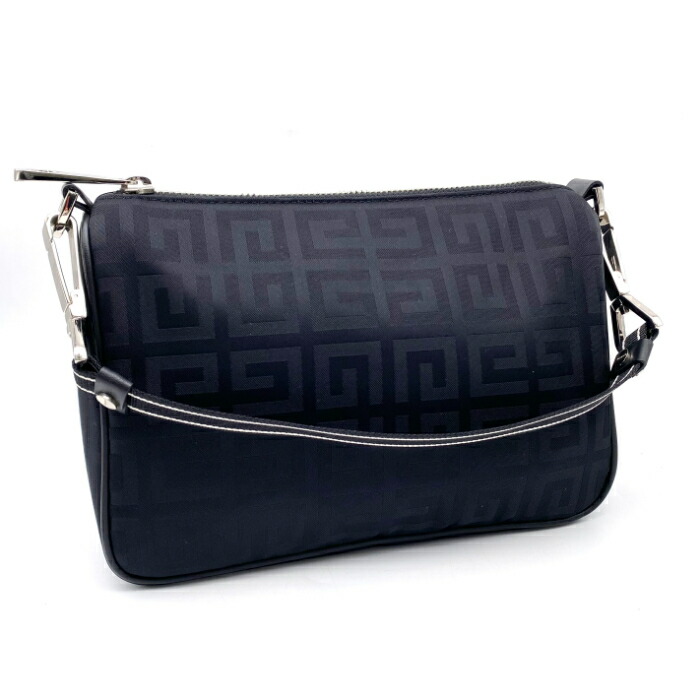 【希少デザイン・保存袋付】ジバンシィ☆アクセサリーポーチ 4G ワンハンドル 希少デザイン・保存袋付】ジバンシィ☆アクセサリーポーチ 4G