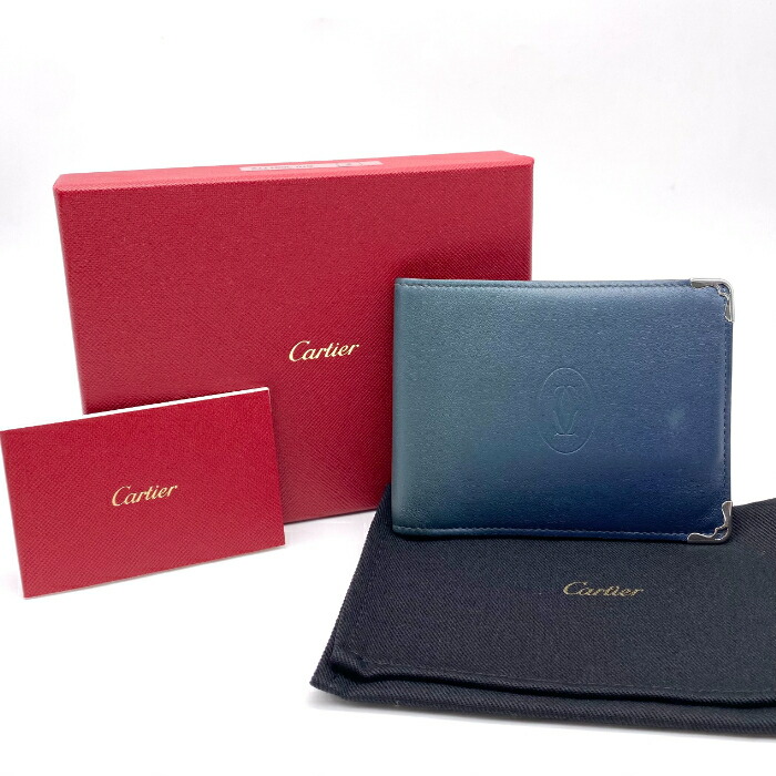 楽天市場】【中古】 Cartier カルティエ 財布 マスト ドゥ カルティエ
