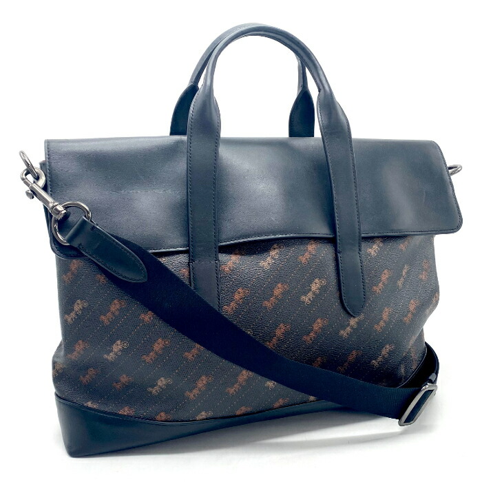 【中古】美品 COACH コーチ職 2way なめし革 御手々 肩先 御徒面子 eH0768A バッグ・小物・ブランド雑貨-ハンドバッグ