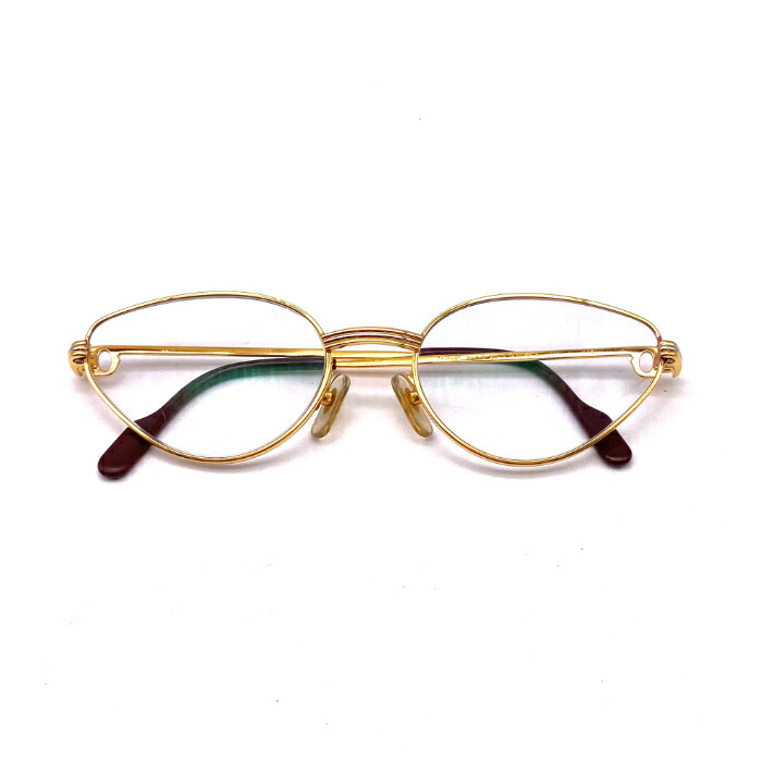 楽天市場】【中古】良品 Cartier カルティエ C モチーフ 度入り