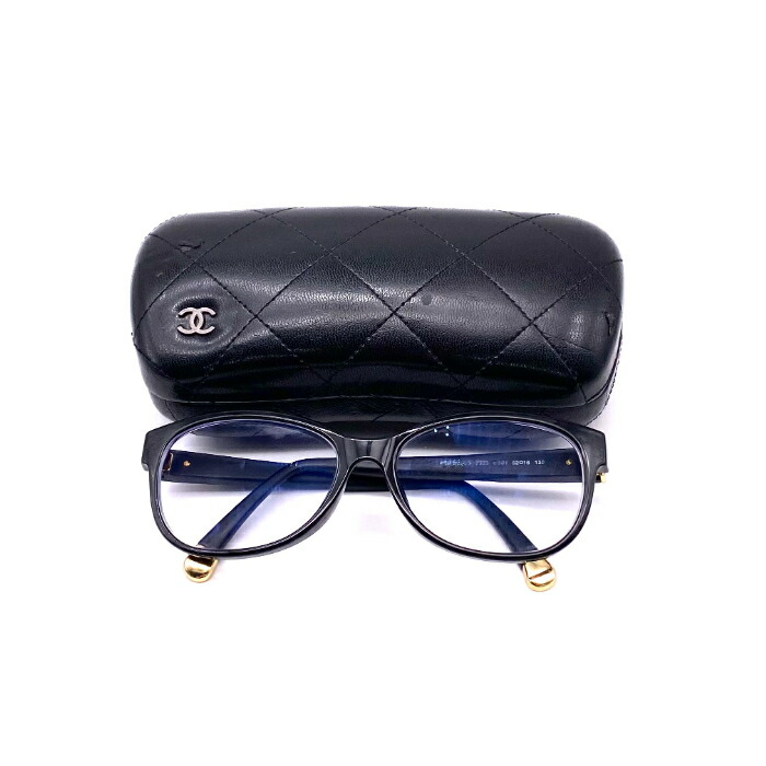 【中古】 良品 CHANEL シャネル ココマーク プラスチック 眼鏡 eH0740N｜ブランドビリオン