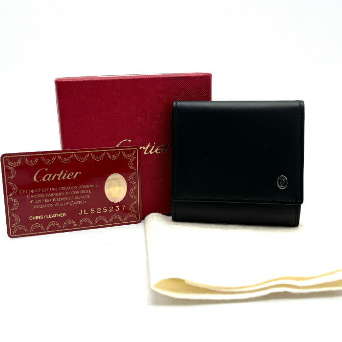 楽天市場】【中古】極美品 Cartier カルティエ パシャ レザー コイン