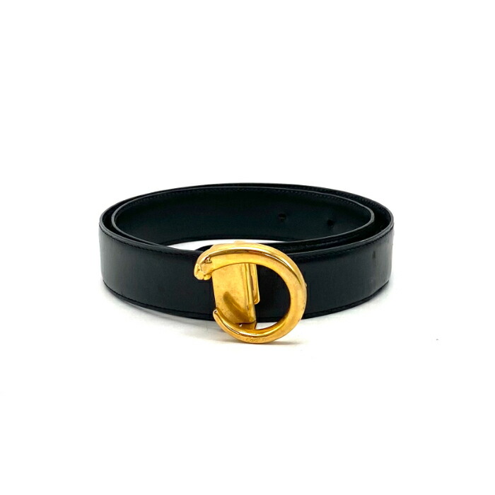 楽天市場】ABランク カルティエ パンテール ベルト カーフ ブラック