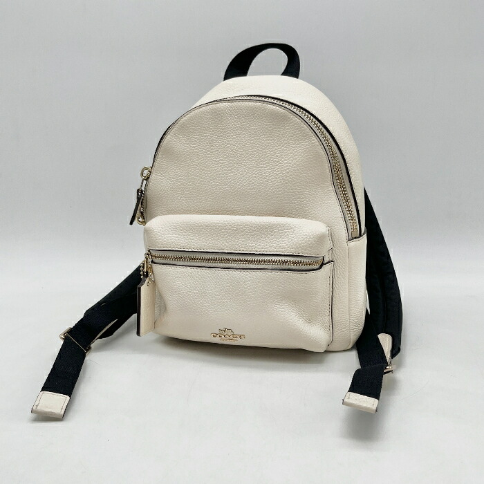 【中古】COACH コーチ ロゴ レザー リュック サック eY1051N 9,648円