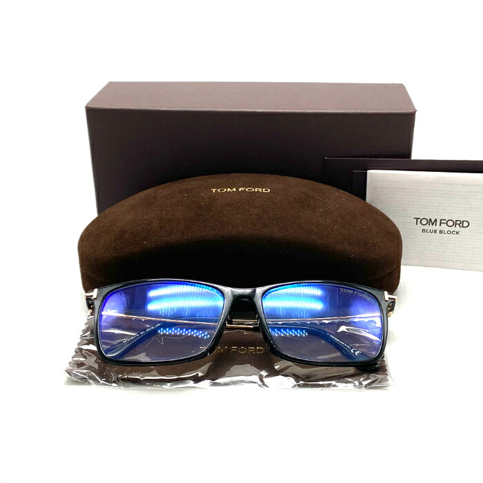 【中古】美品 TOM FORD トムフォード ロゴ シルバー メガネ eH10175N|ブランドビリオン