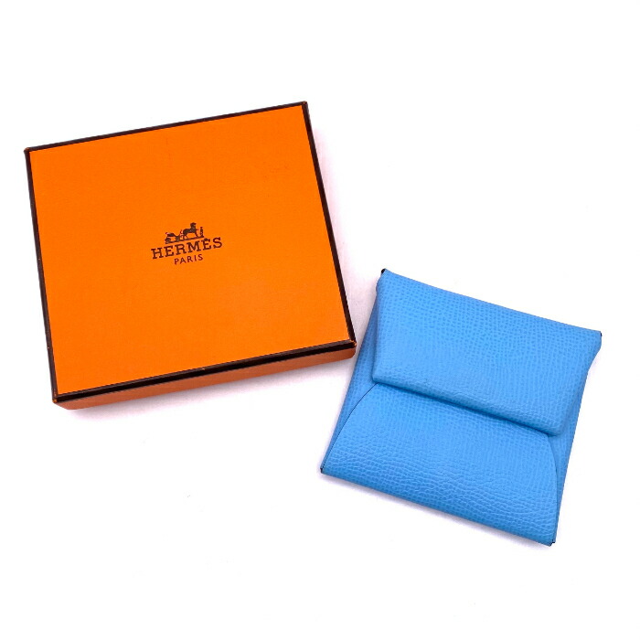 【中古】美品 HERMES エルメス バスティア エプソン コインケース fY03168N