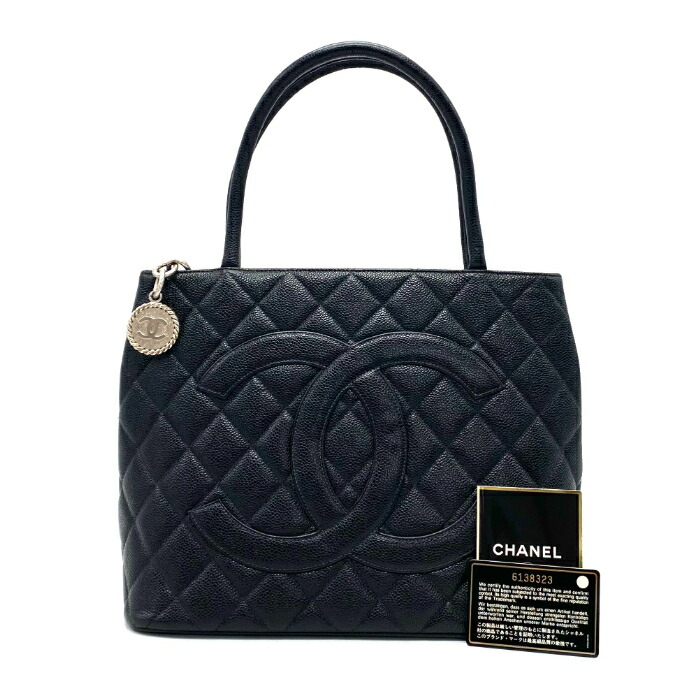 【中古】美品 CHANEL シャネル マトラッセ デカココマーク キャビア素はだ 刷り直す トート 御徒面子 fY04371N