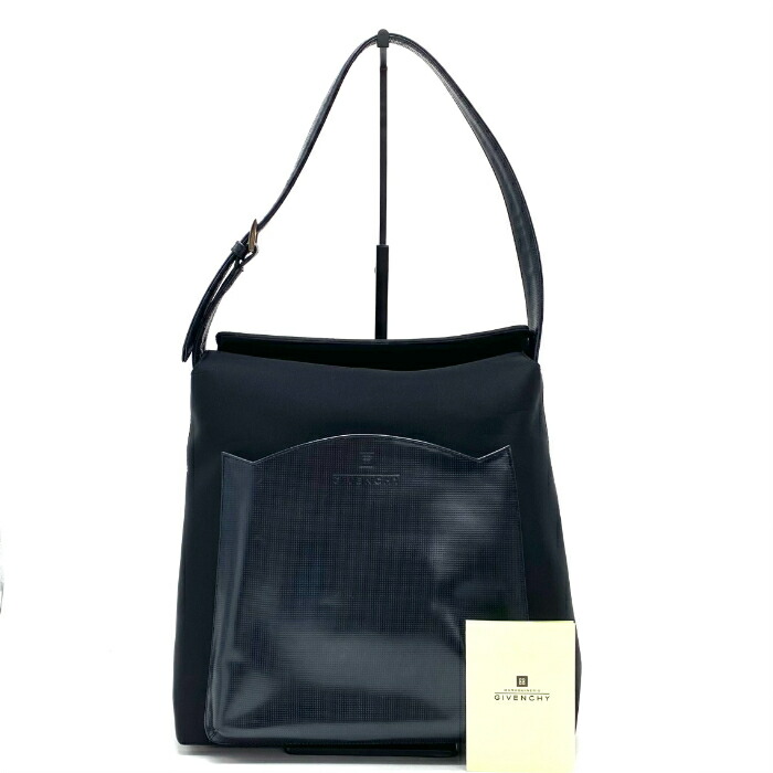 【中古】 良品 GIVENCHY ジバンシー ロゴ キャンバス ワン ショルダー バッグ fY05121C｜ブランドビリオン