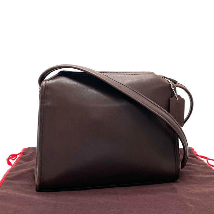 【中古】良品 COACH コーチロゴレザー 御手々 御徒面子 fY5147N