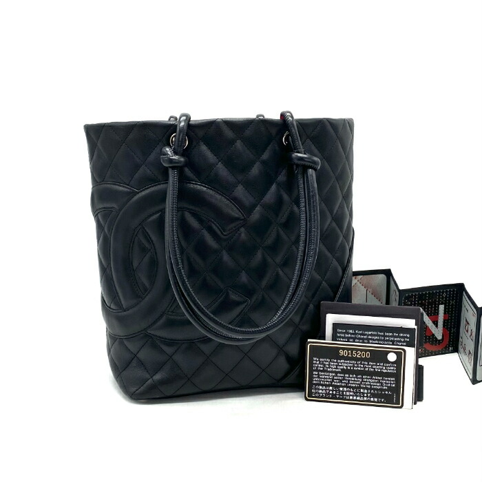 【中古】良品 CHANEL シャネル カンボン なめし革 お手々 御徒面子 fY05242N