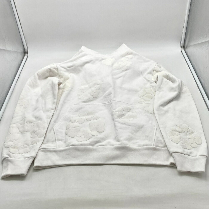 【中古】良品 DENIM TEARS デニムティアーズ ロゴタイプ 綿織物 パーカー fY11535N
