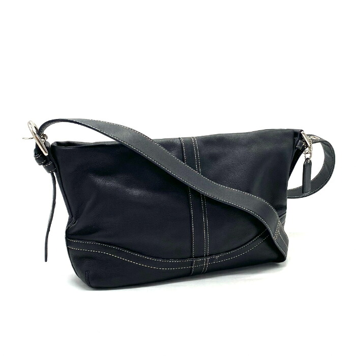 【中古】良品 COACH コーチ ソフト ダッフル レザー ショルダー バッグ fH0567A｜ブランドビリオン