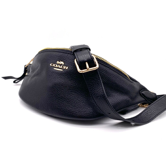 【中古】良品 COACH コーチロゴレザー ウエスト ボディ バッグ fH0662A｜ブランドビリオン