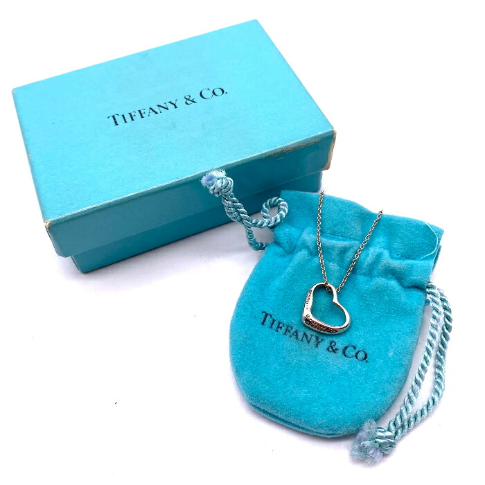 【中古】TIFFANY ＆ Co. オープンハート シルバー925 ネックレス fY12319N｜ブランドビリオン