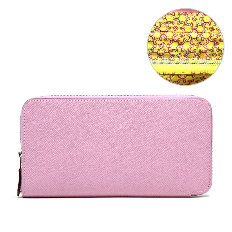 楽天市場】エルメス 長財布 シルクインロング モーヴペール U刻印