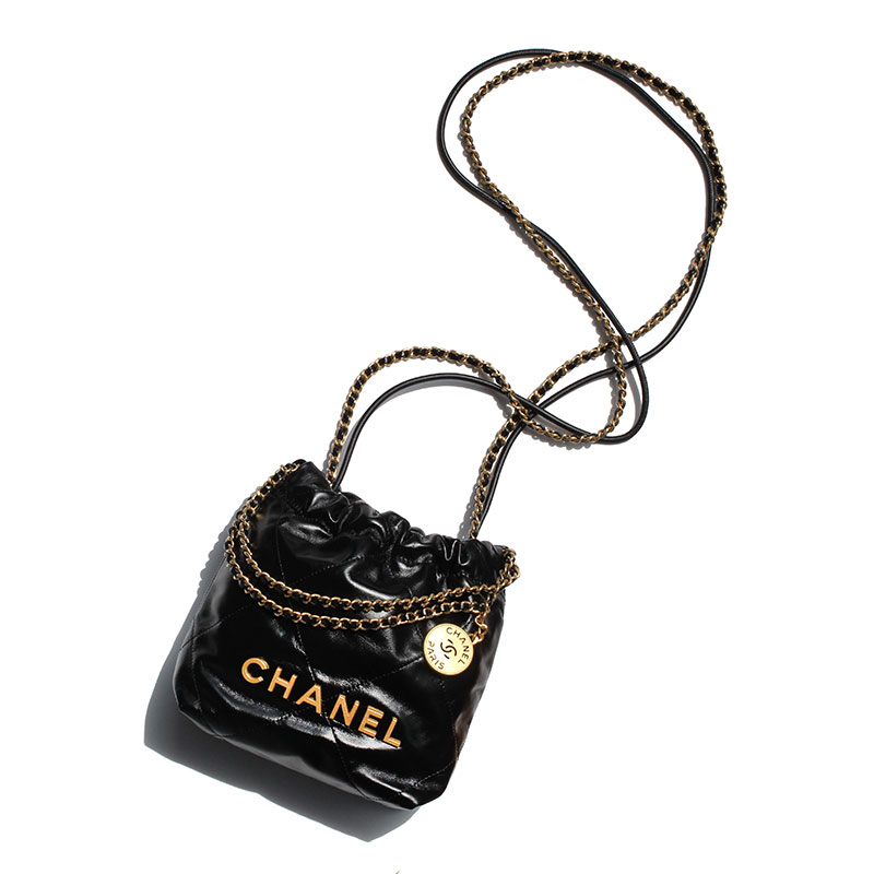 CHANEL 22 スモール　ベージュ　チェーンショルダー　バッグ　シャネル ベージュ系 CHANEL CHANEL 22(シャネル) バッグ・カバン
