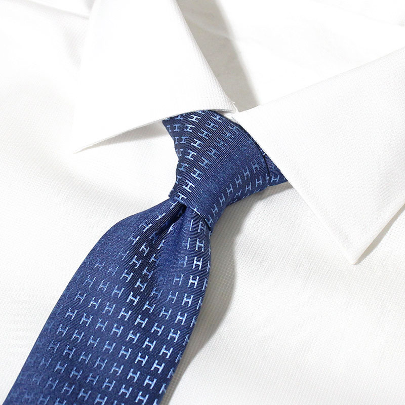 楽天市場】エルメス HERMES ネクタイ H織りタイ 7cm シルク バイカラー