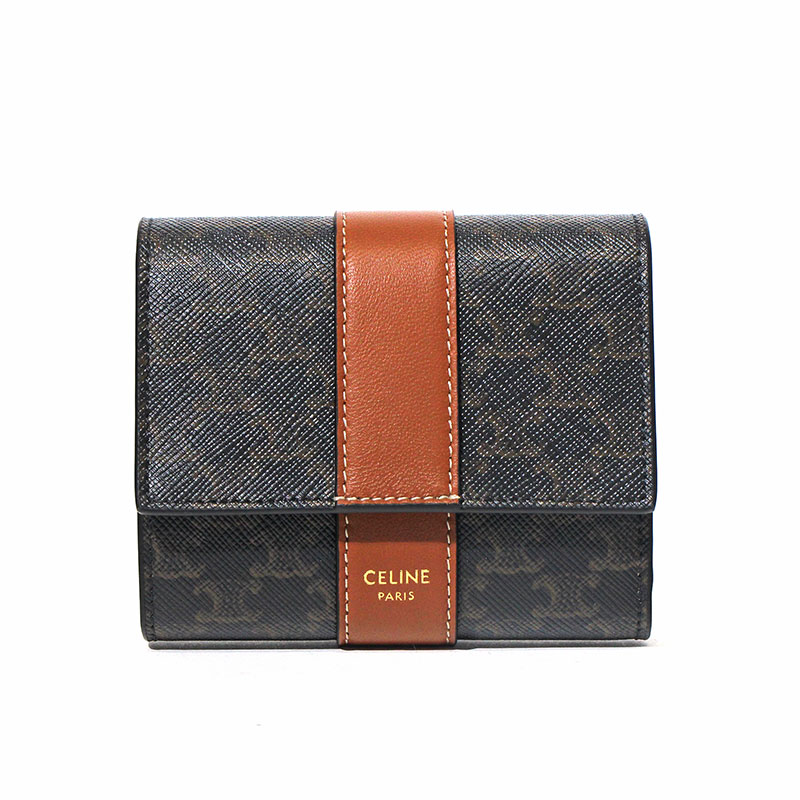 ✨極美品✨付属品完備✨セリーヌ　三つ折り財布　フォールテッドコンパクトウォレット 楽天市場】CELINE セリーヌ 三つ折り財布 Folded Compact Wallet