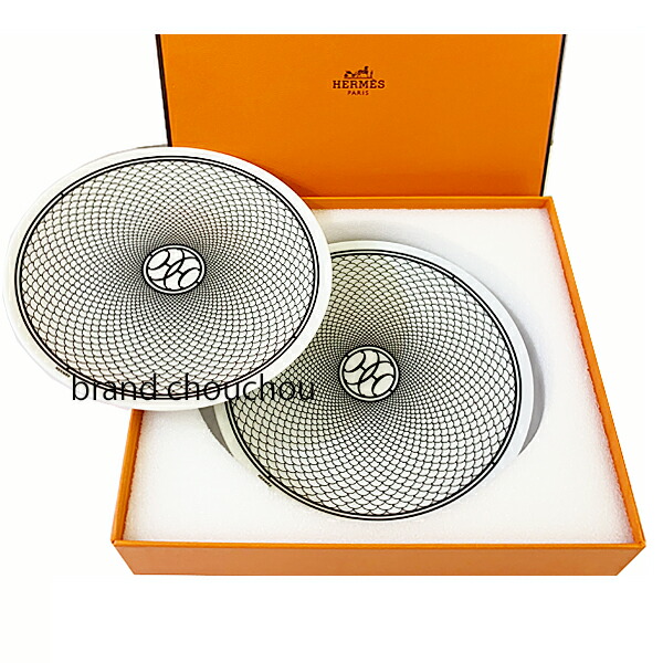 新品未使用★HERMES アッシュデコ Hデゴ　ボウル皿18cm大鉢 2個セット ボウル〈Hデコ〉 | Hermès - エルメス-公式サイト