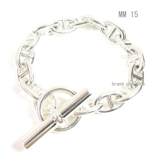 楽天市場】《新品》 エルメス シェーヌダンクル MM 15 シルバー製