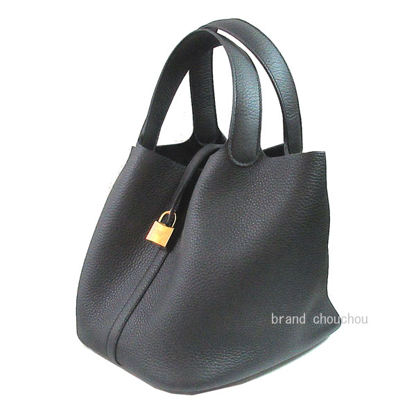 楽天市場】≪新品≫HERMES エルメス ピコタン カデナロック 22 MM 黒