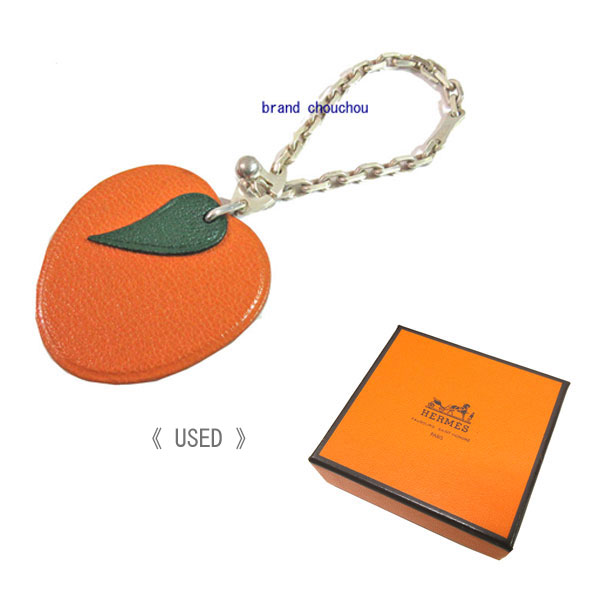楽天市場】【中古】HERMES エルメス フルーツ キーホルダー キーリング