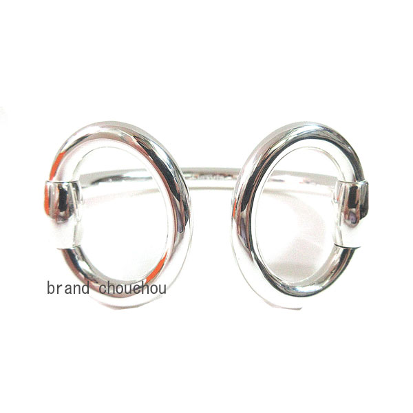 《 新品 》エルメス ブレスレット ノジカ PM シルバー製 バングル 箱　リボン ショッパー ラッピング ナウシカ[BrandNew] Hermes Jonc Nausicaa PM Silver Bracelet Bangle Box Ribbon Shopper Wrapping｜brand chouchou