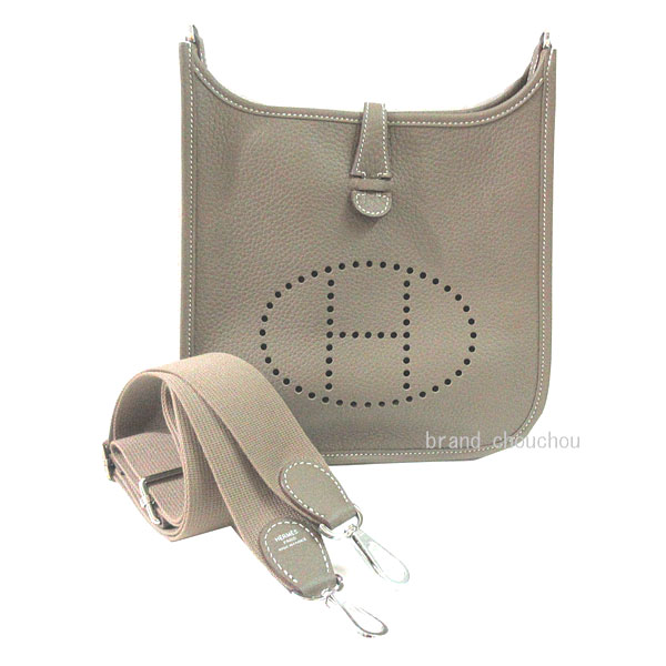 ≪ 新品 ≫ エルメス エヴリン3 23 エトープ シルバー金具 トリヨンクレマンス G刻印 ショルダーバッグ エブリン≪Brand new≫ Hermes Evelyne3 23 Etoupe Silver Hardware Taurillon Clemence Stamp G Shoulder Bag|brand chouchou