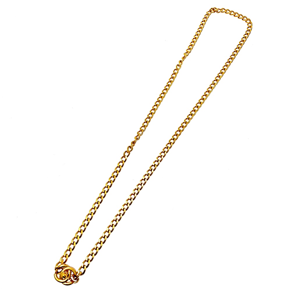 【楽天市場】【中古】CHANEL シャネル GP ココマーク ターンロック ネックレス レディース 194745 ネックレス：ブランドショップ カラー