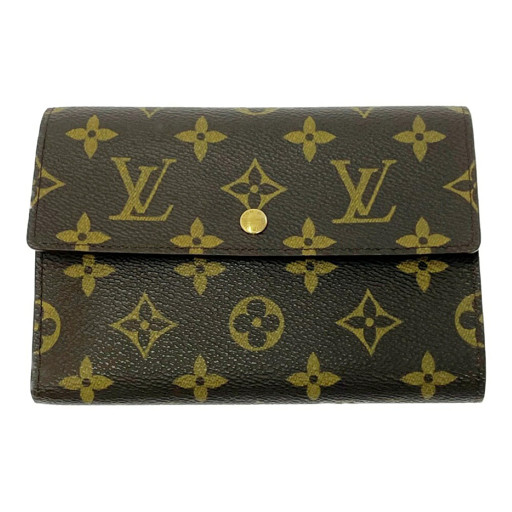 ルイヴィトン　三つ折り財布　モノグラム　ポルトトレゾール M61202 LOUIS VUITTON ルイヴィトン 三つ折り財布 ポルト トレゾール