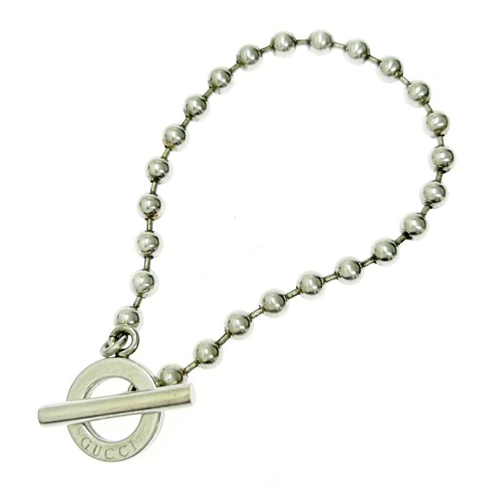 GUCCI 新品同様品　G刻印スクエアチェーンブレスレット　925 刻印19 楽天市場】【中古】GUCCI | グッチ スクエアリンクチェーン